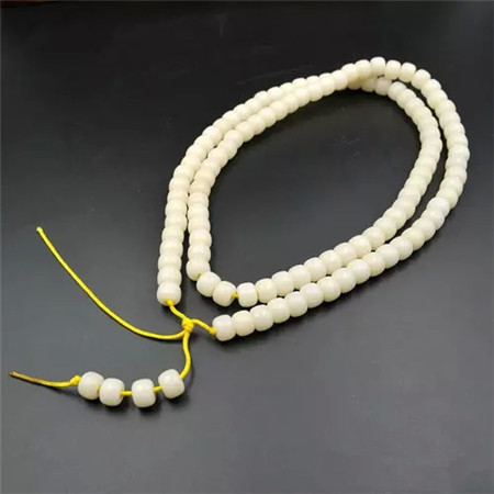 QT4183 白玉菩提108颗佛珠手串150 10mm 8mm_副本.jpg