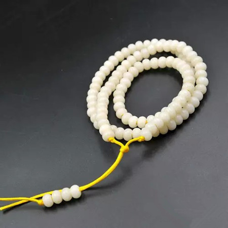 QT4184 白玉菩提108颗佛珠手串120 6mm 8mm_副本.jpg