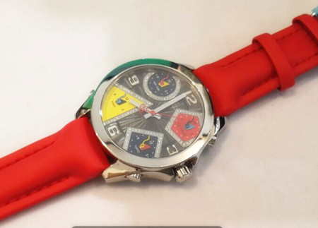 SW2548-QJP Jacob&co 捷克豹彩面五地时钻石皮带石英腕表(全新)20800 876018 JCM58DA 表号NO:6790 附红蓝双色皮带.jpg