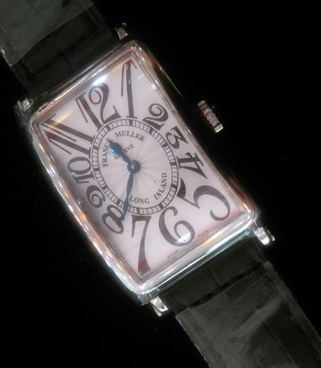 SW2645-CYS 法兰克缪勒二针石英女表48000 18K白金表壳 银白色放射纹表面 阿拉伯数字 120000 附证书连盒.jpg