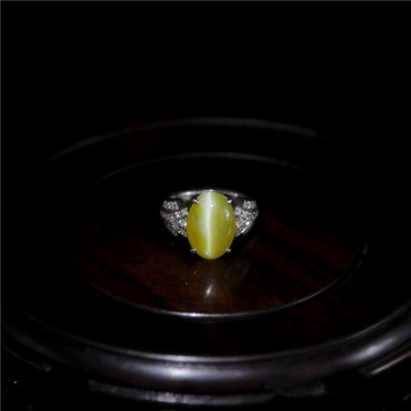 KX3872-JJ_1Pt900金绿猫眼钻戒42800 总重11.2g CA8.52ct D0.31ct 附证书2015I1274707409.jpg