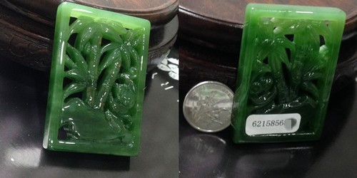 拼图 YQ1987_1 和田碧玉镂空精雕“竹报平安”方牌2600_副本.jpg