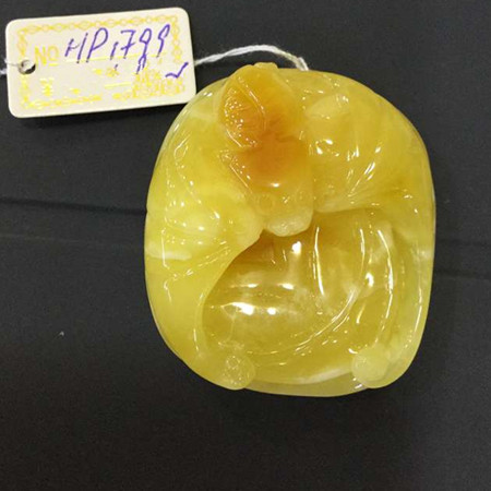 HP1799 蜜蜡 福在眼前挂件2700 附证6215792330.jpg